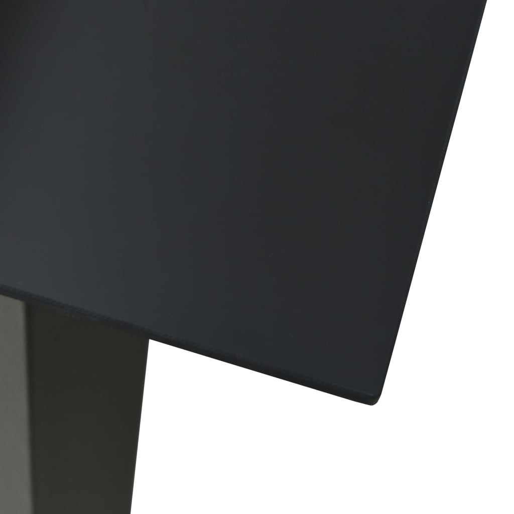Dining Set | Black | Glass | Medium | Durable | Garden Dining Set