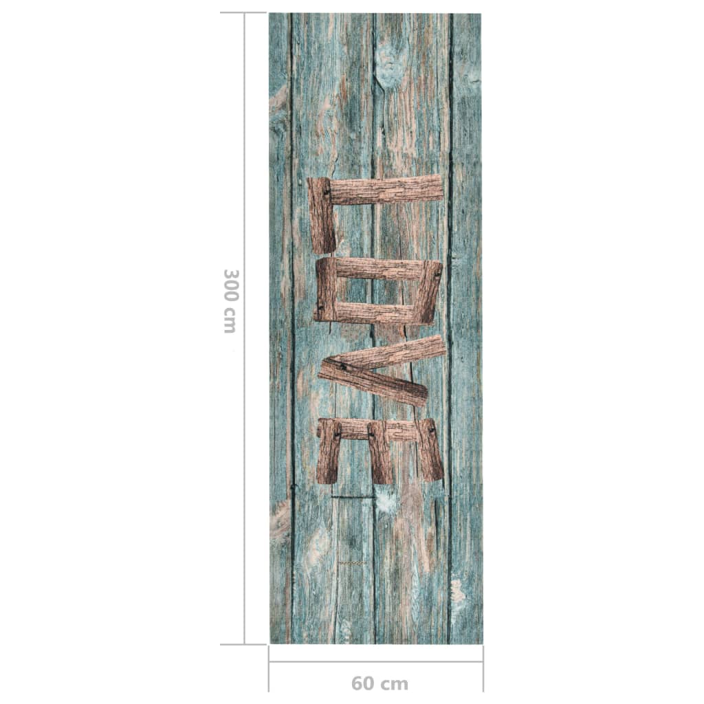 Kitchen Carpet | Multicolour | Polyamide, Latex | Large | Non-slip | Rug