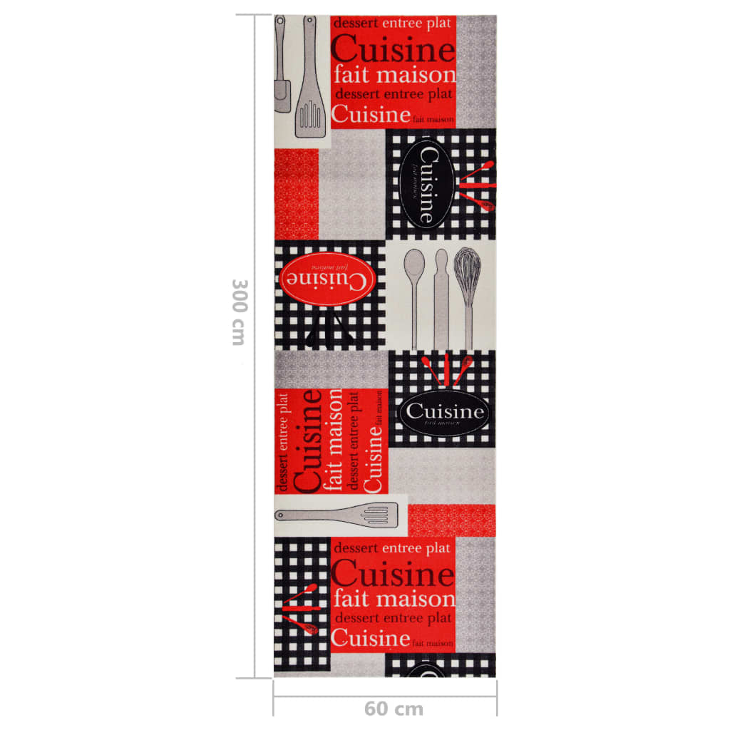 Kitchen Carpet | Multicolour | Polyamide | 60x300 cm | Kitchen Carpet