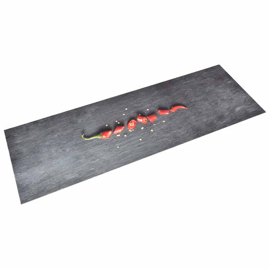 Kitchen Carpet | Grey | Polyamide, Latex | 300 x 60 cm | Non-slip
