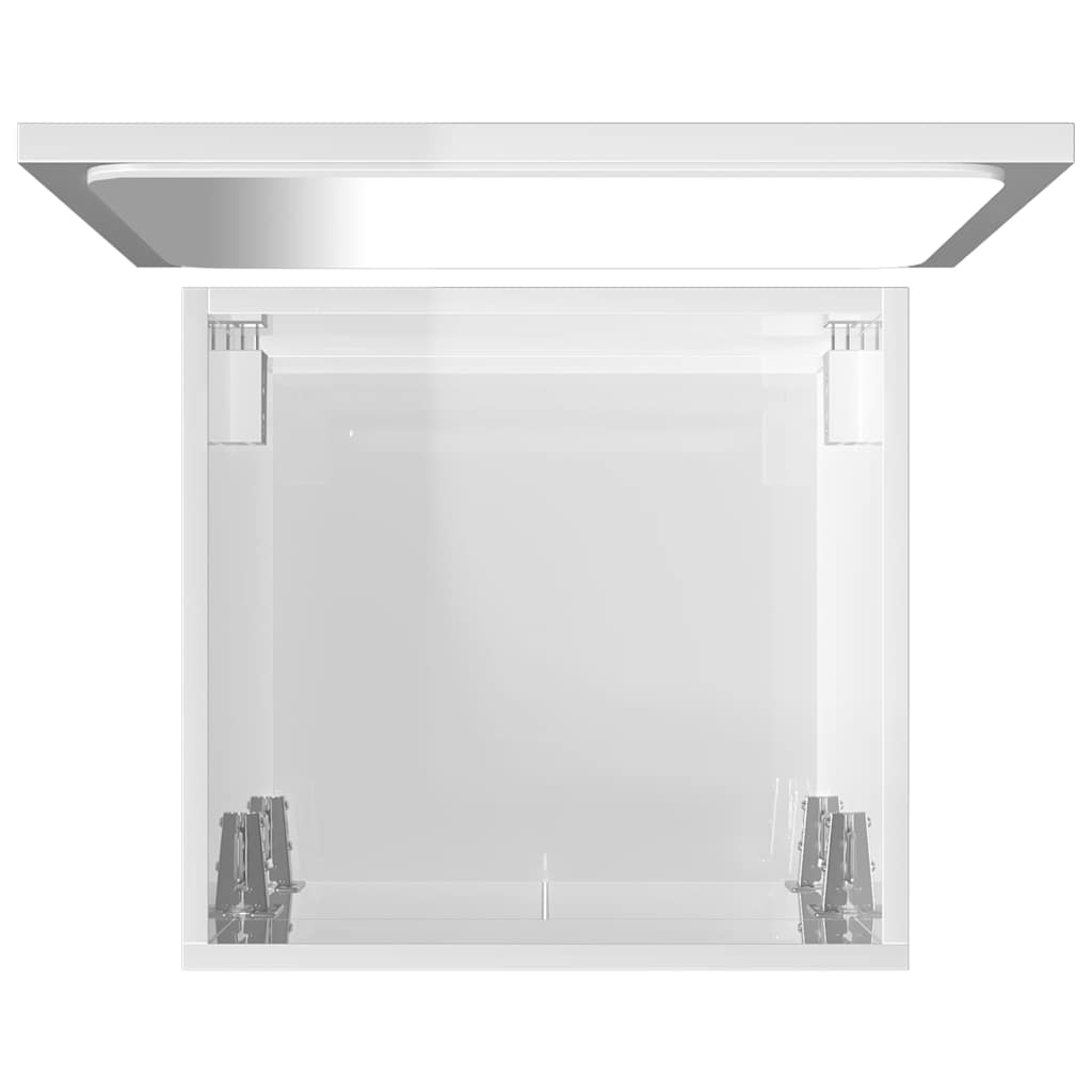 Bathroom Furniture Set | High gloss white | Engineered wood, Acrylic