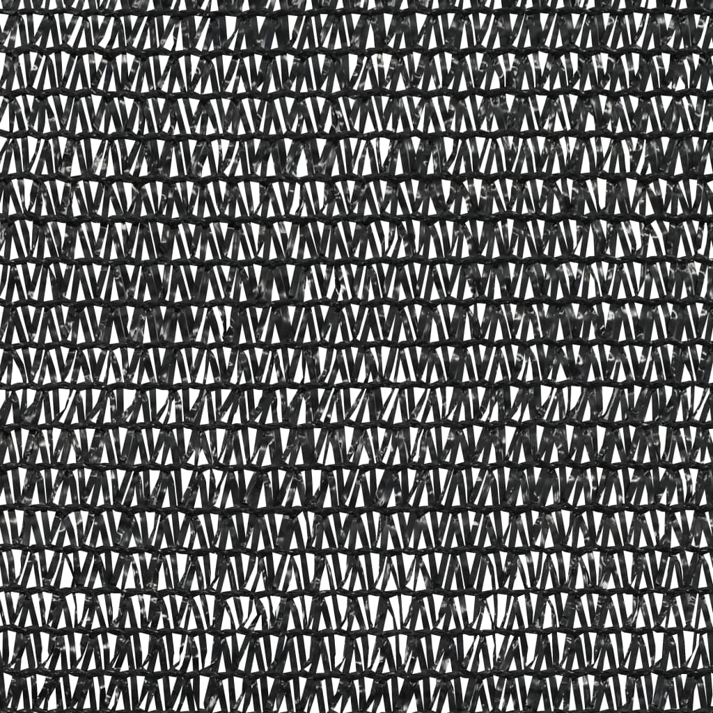 Privacy Net Black 1.8x50 m HDPE 75 g/m²