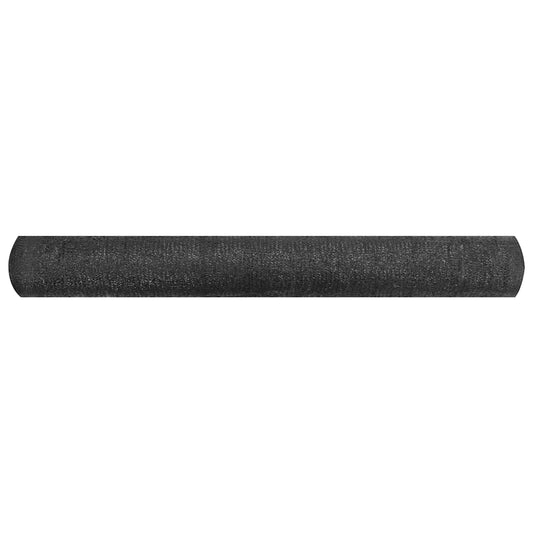 149342 vidaXL Privacy Net Black 1,5x25 m HDPE 150 g/m²