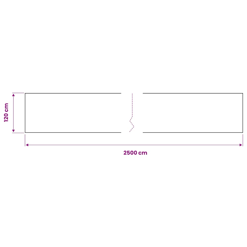 Privacy Net Green 1.2x25 m HDPE 150 g/m²