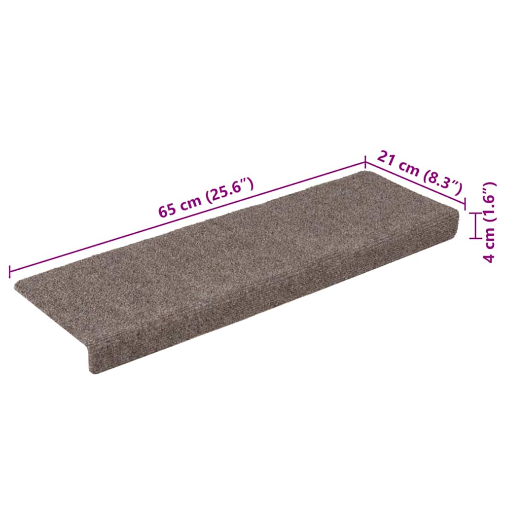 Carpet Stair Tread | Set of 15 | Cream