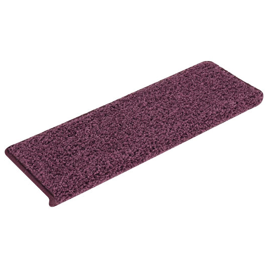 Stair Tread | Set of 15 | Dark purple | Polypropylene | 65x21x4 cm