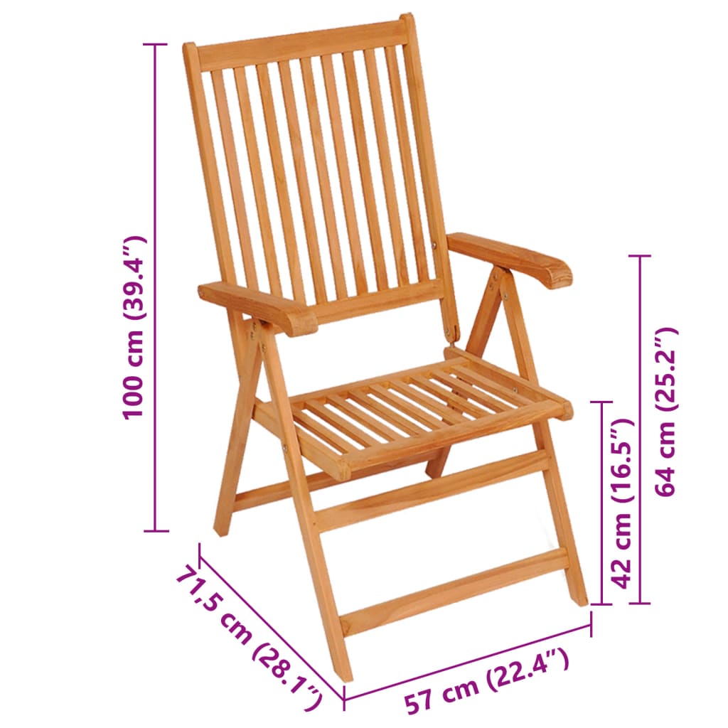 Patio Chairs 4 pcs with Cream Cushions Solid Teak Wood