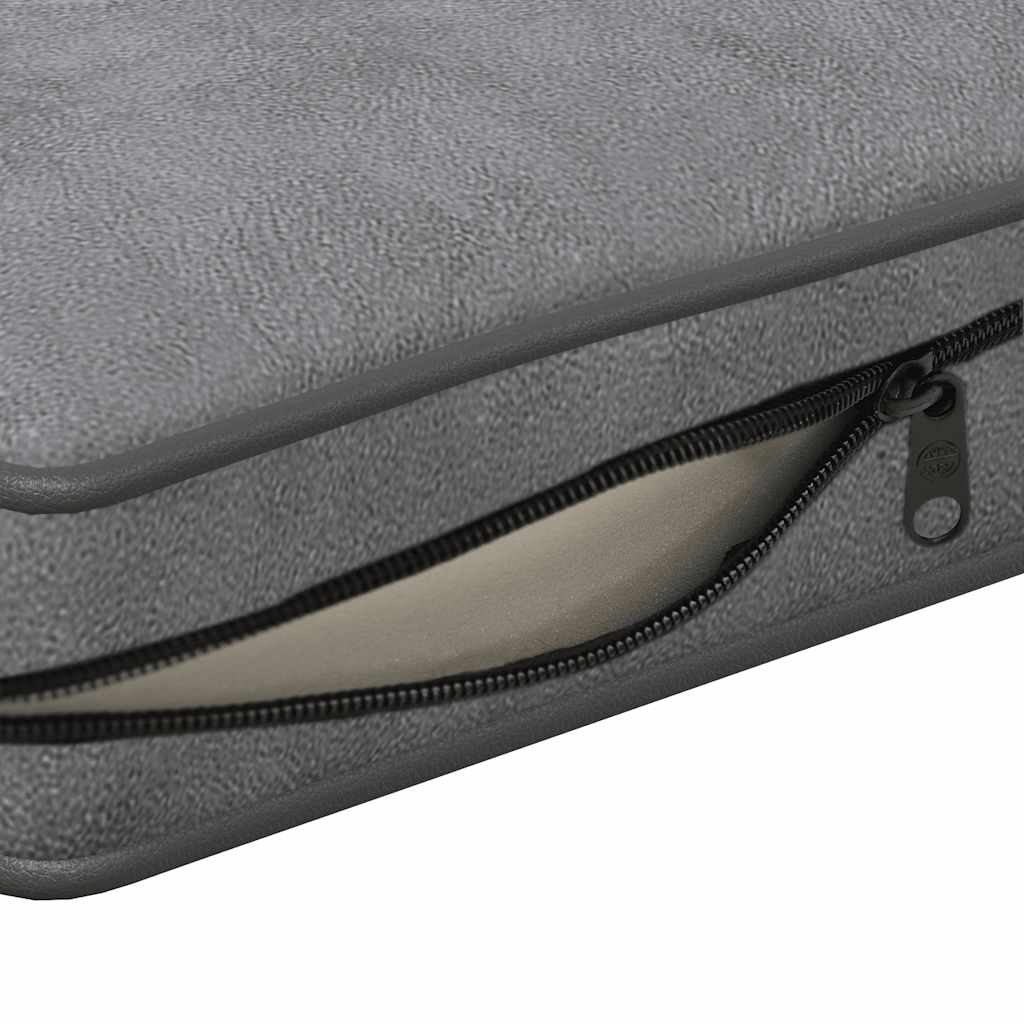 171039 vidaXL Dog Sofa Dark Grey 72x45x30 cm Plush