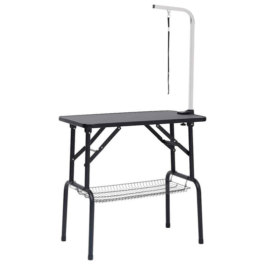 Dog Grooming Table | Black and silver