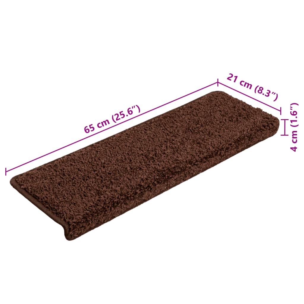 Stair Mat | Set of 10 | Brown