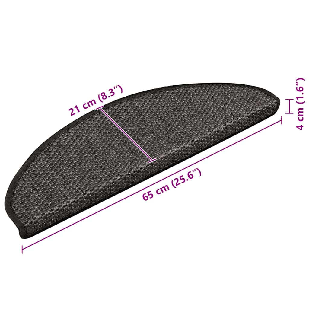 Stair Mat | Set of 15 | Anthracite