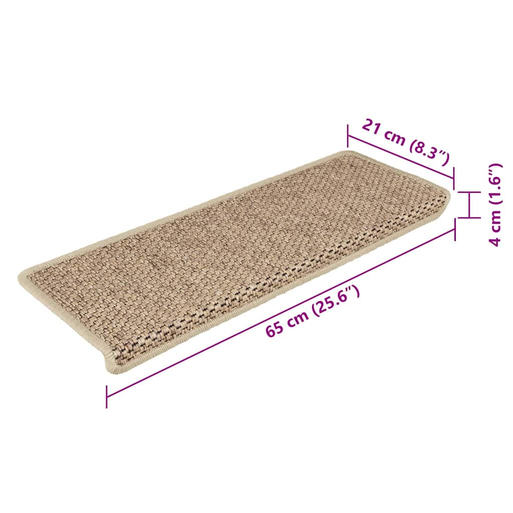 Stair Mat | Set of 15 | Sand
