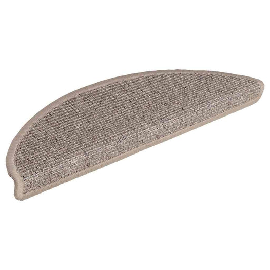 Stair Mat | Set of 15 | Dark Beige | 91% Polypropylene, 9% Polyester