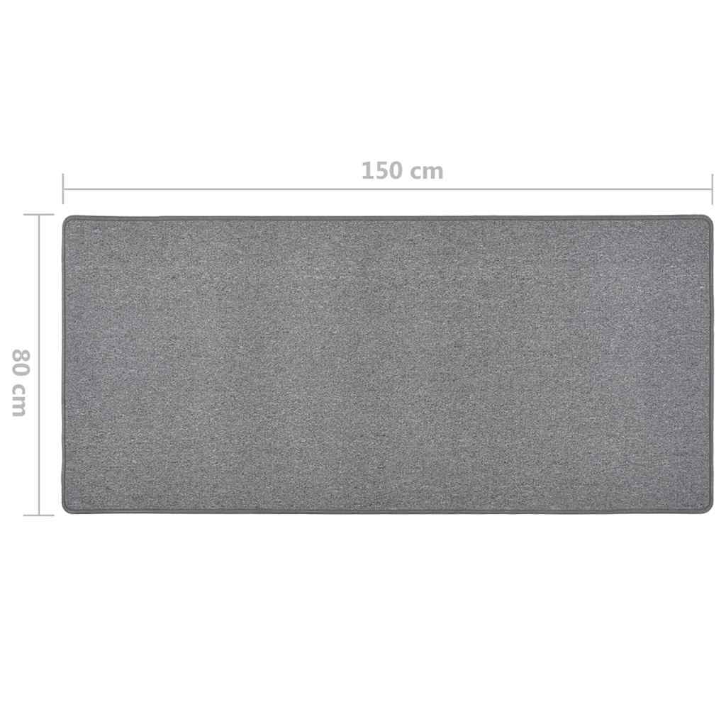 Carpet Runner | Dark grey | 100% polypropylene | 80 x 150 cm