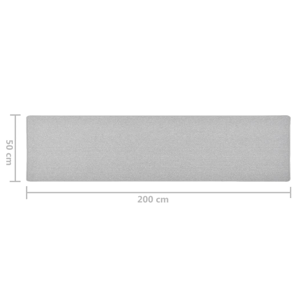 Carpet Runner | Light grey | Needle-punched fabric (100% polypropylene)