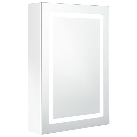 Bathroom Cabinet | Shining white | MDF in melamine finish, glass | Medium