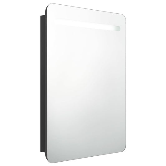 Bathroom Cabinet | Black | MDF with melamine finish, glass | Medium