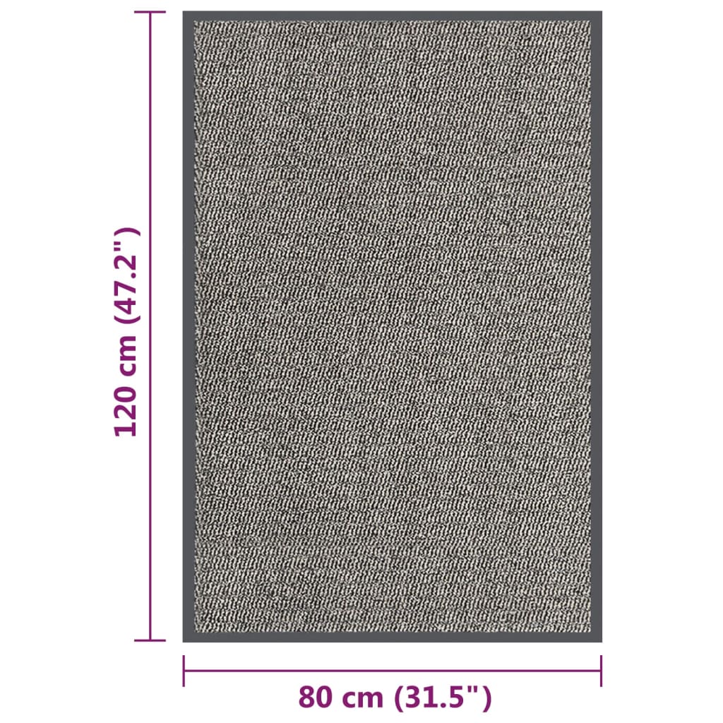 Doormat | Light Brown | Polypropylene tuft, rubber backing | 80x120 cm