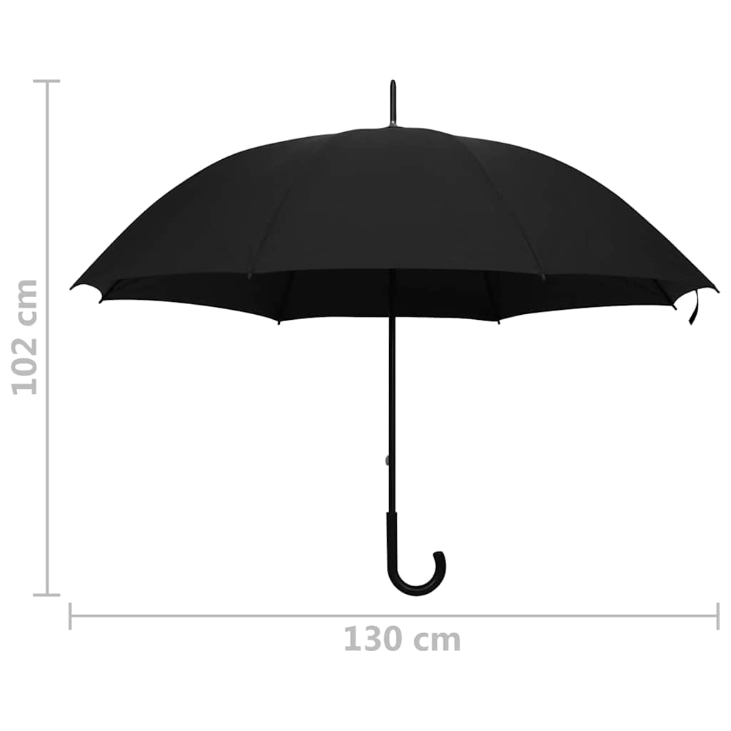 Umbrella | Black | Fabric | Large | Foldable | Patio Umbrella | Round