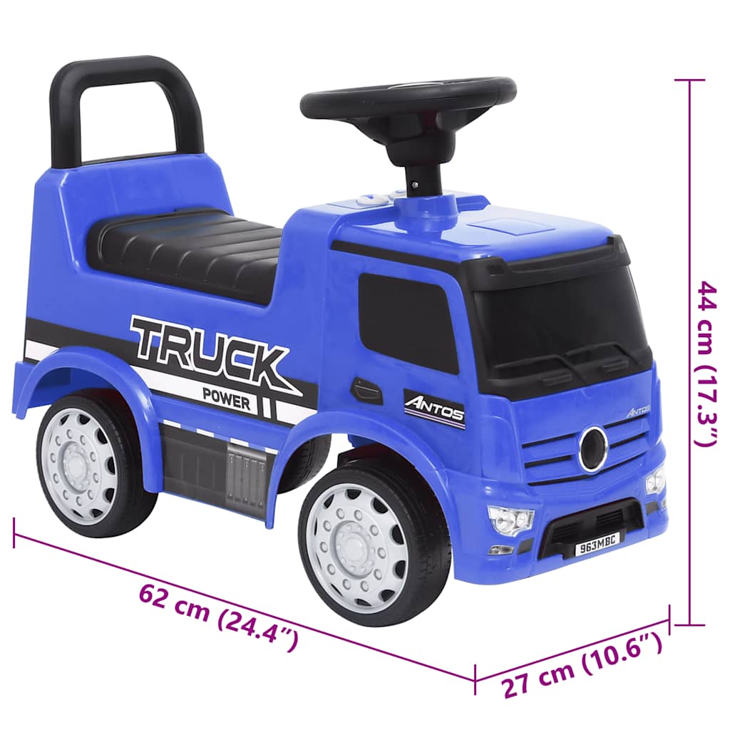 Step Car Mercedes-Benz Truck Blue