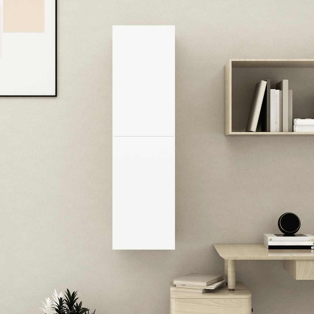 TV Cabinet | White | Engineered wood | Wall Cabinet | Rectangular