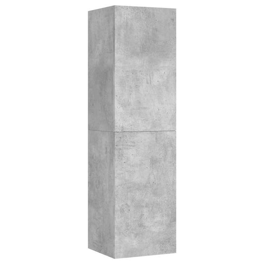 TV Cabinet | Concrete Grey | Engineered Wood | Medium | TV Cabinets