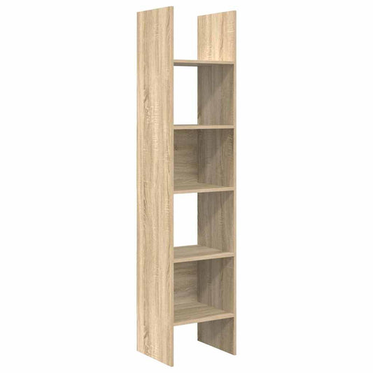 Book Cabinet | Sonoma oak | Engineered Wood | 40x35x180 cm | Book Cabinet