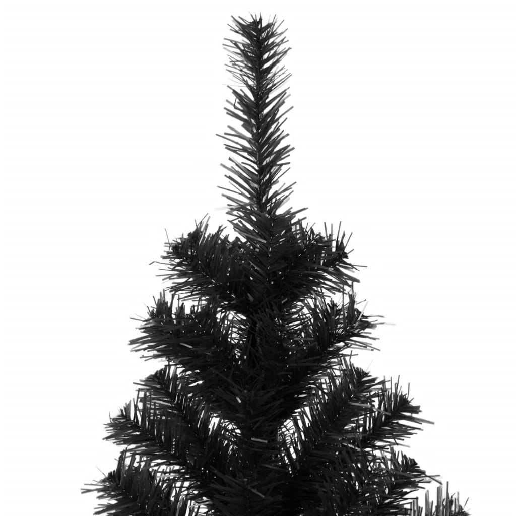 Artificial Christmas Tree Black PVC, steel Large Durable