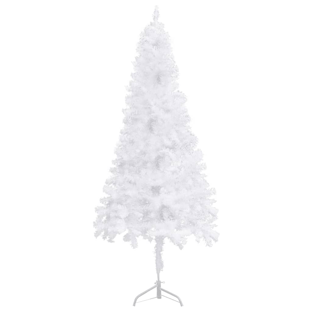 Artificial Christmas Tree White PVC, Steel 94.5 in height