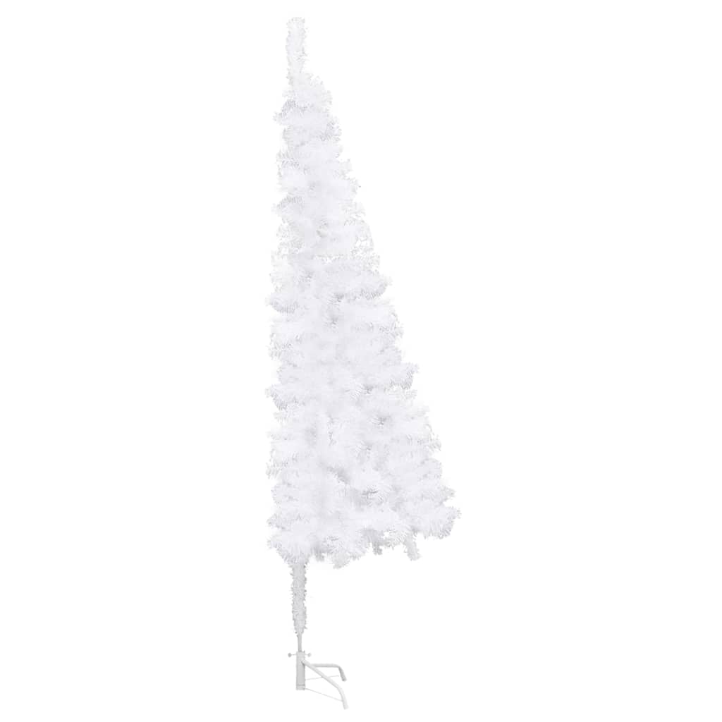 Artificial Christmas Tree White PVC, Steel 94.5 in height