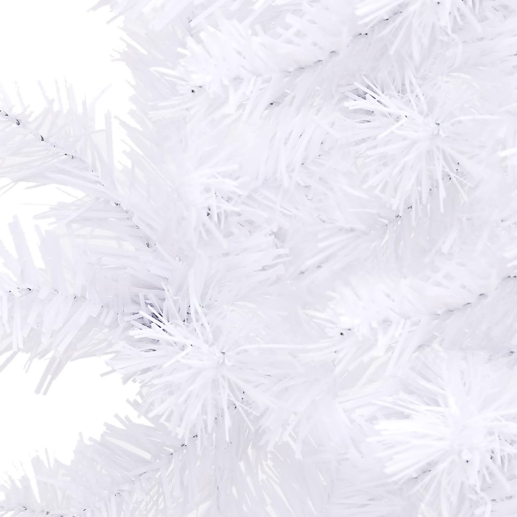Artificial Christmas Tree White PVC, Steel 94.5 in height