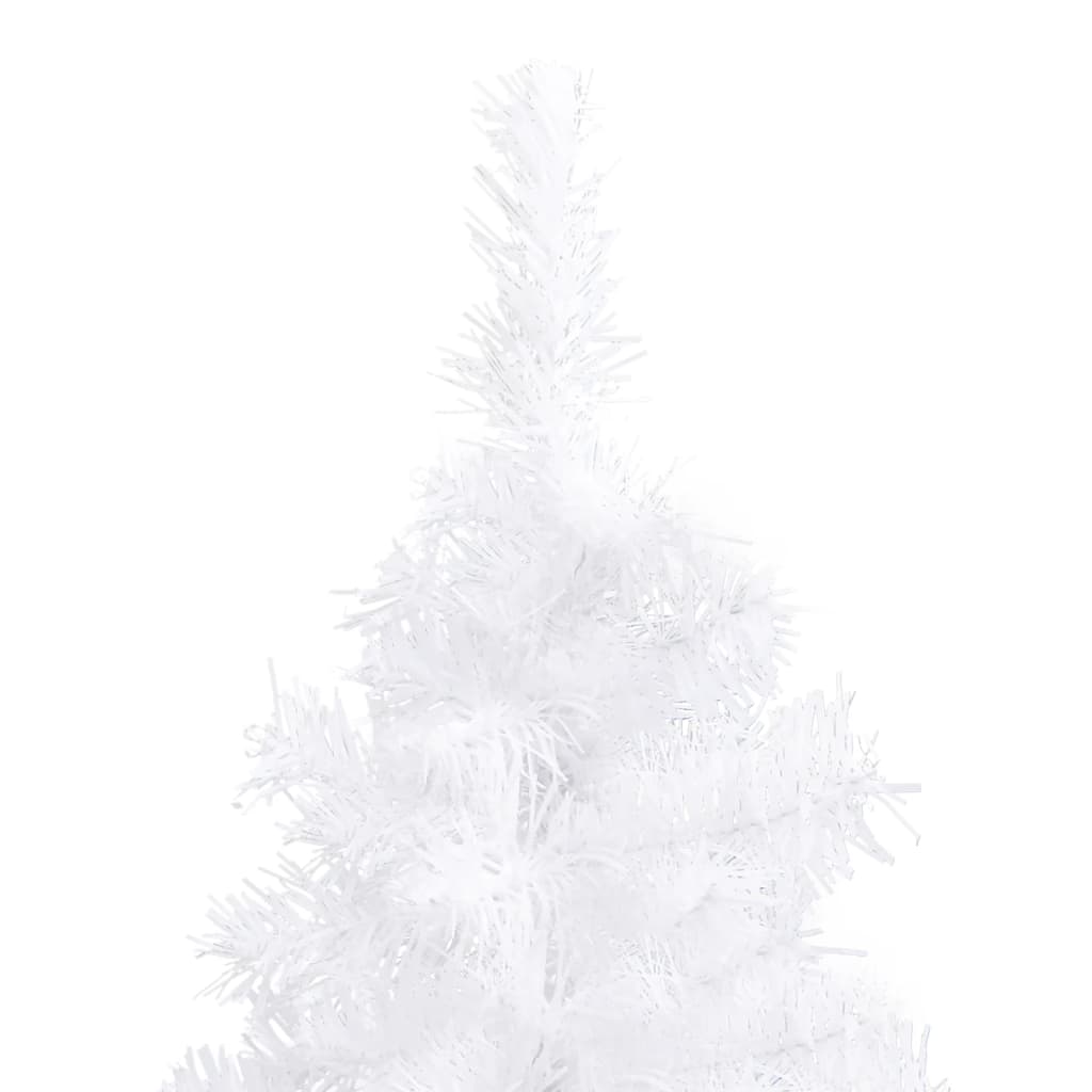 Artificial Christmas Tree White PVC, Steel 94.5 in height