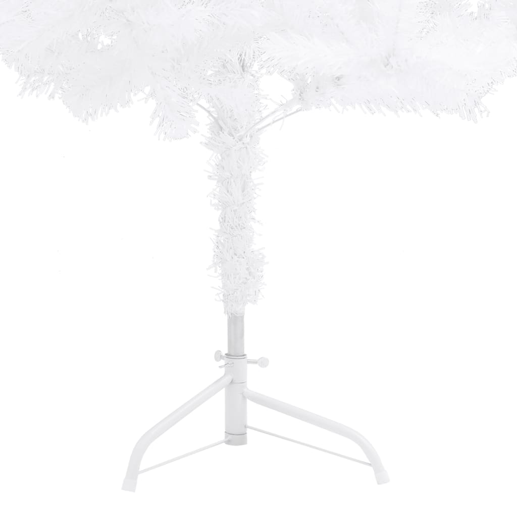 Artificial Christmas Tree White PVC, Steel 94.5 in height