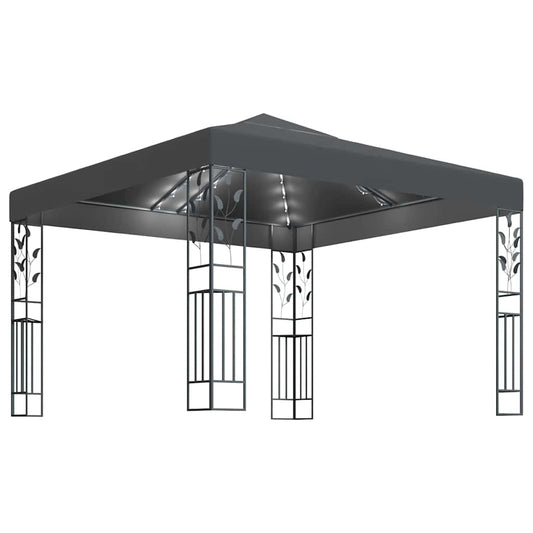 Gazebo | Anthracite | Powder-coated steel, Polyester with PA coating
