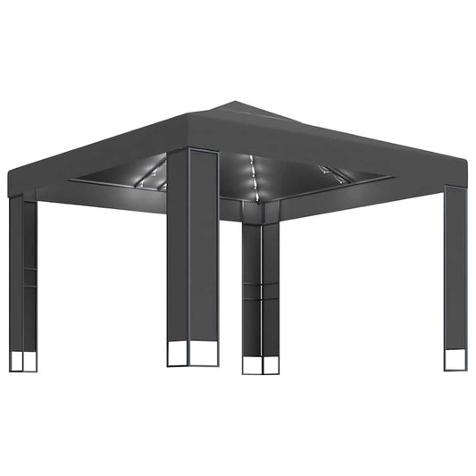 Gazebo | Anthracite | Powder-Coated Steel | 3x3 meters