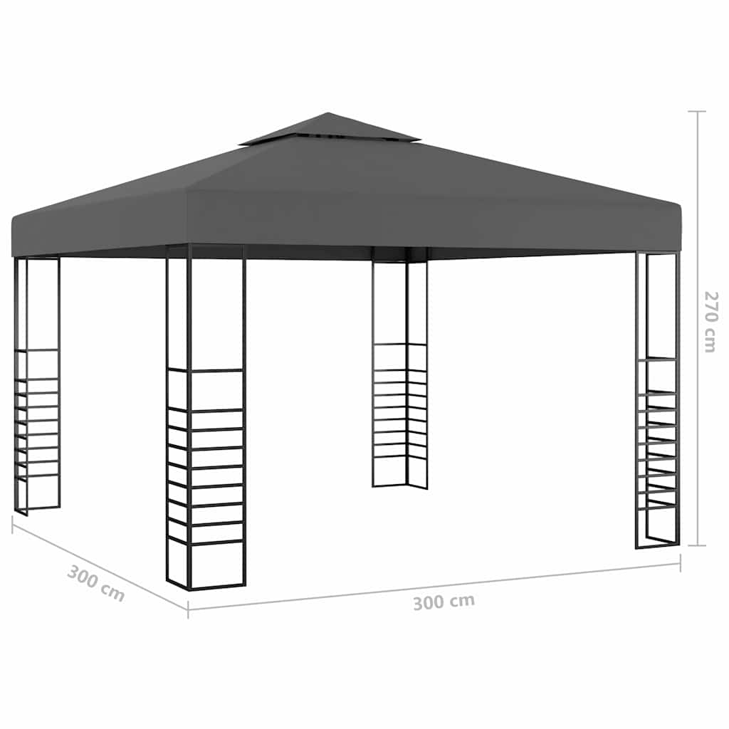 Gazebo | Anthracite | Fabric with PA coating