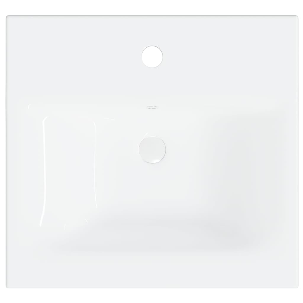 Sink Cabinet With Basin | White | Ceramic basin, Engineered wood cabinet