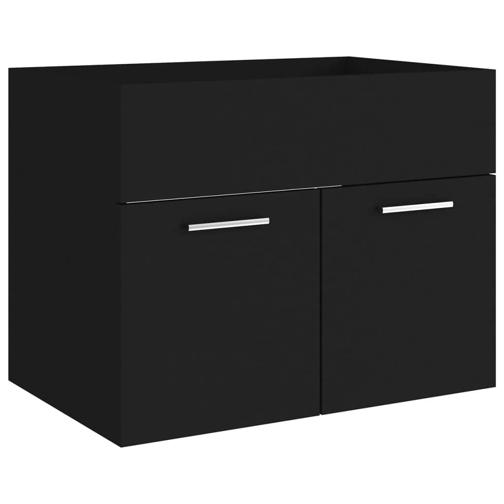 Bathroom Furniture Set | Black | Engineered wood, Ceramic | Standard