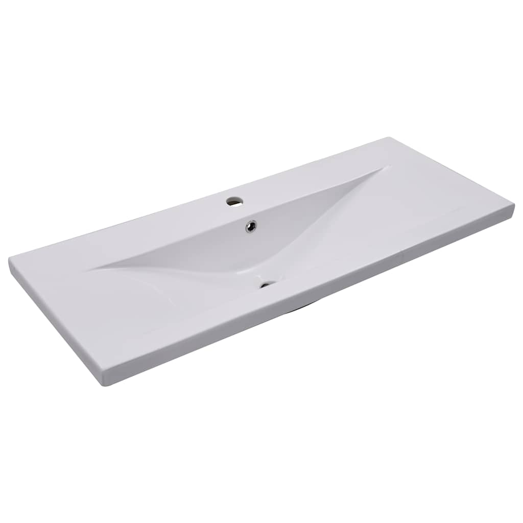 Sink Cabinet With Basin | White | Engineered wood | Standard