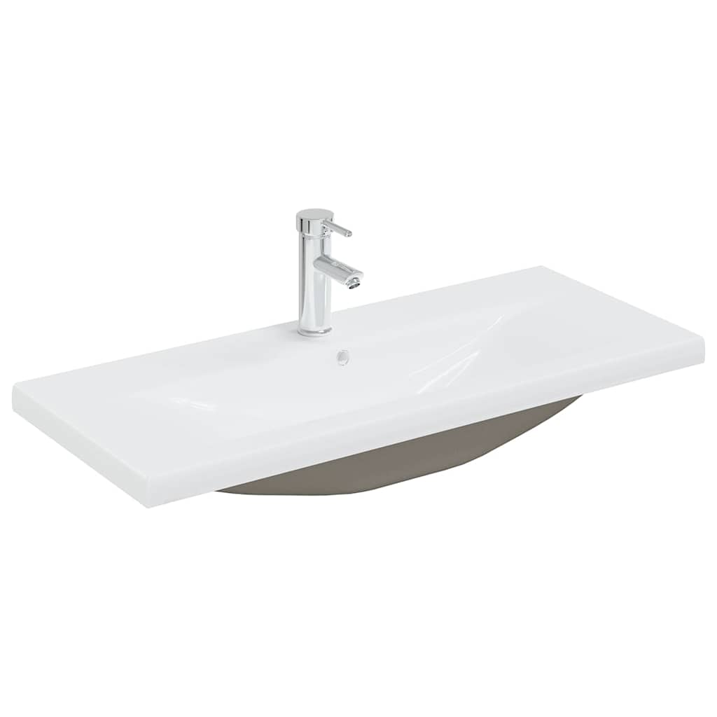 Sink Cabinet With Basin | White | Engineered wood, Ceramic | Storage