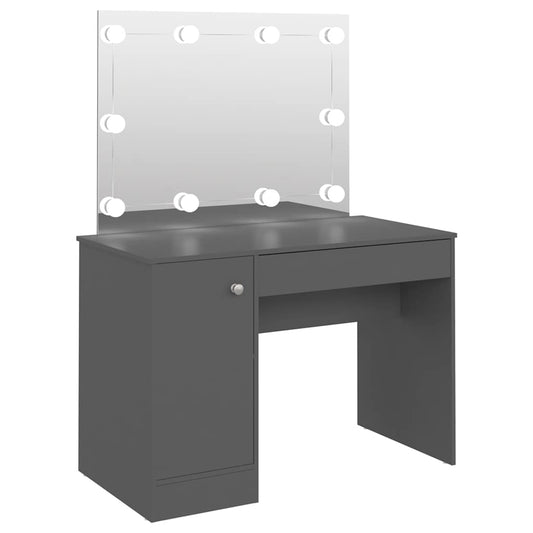 Makeup Table | Grey | MDF with a melamine surface | Large | Makeup Table