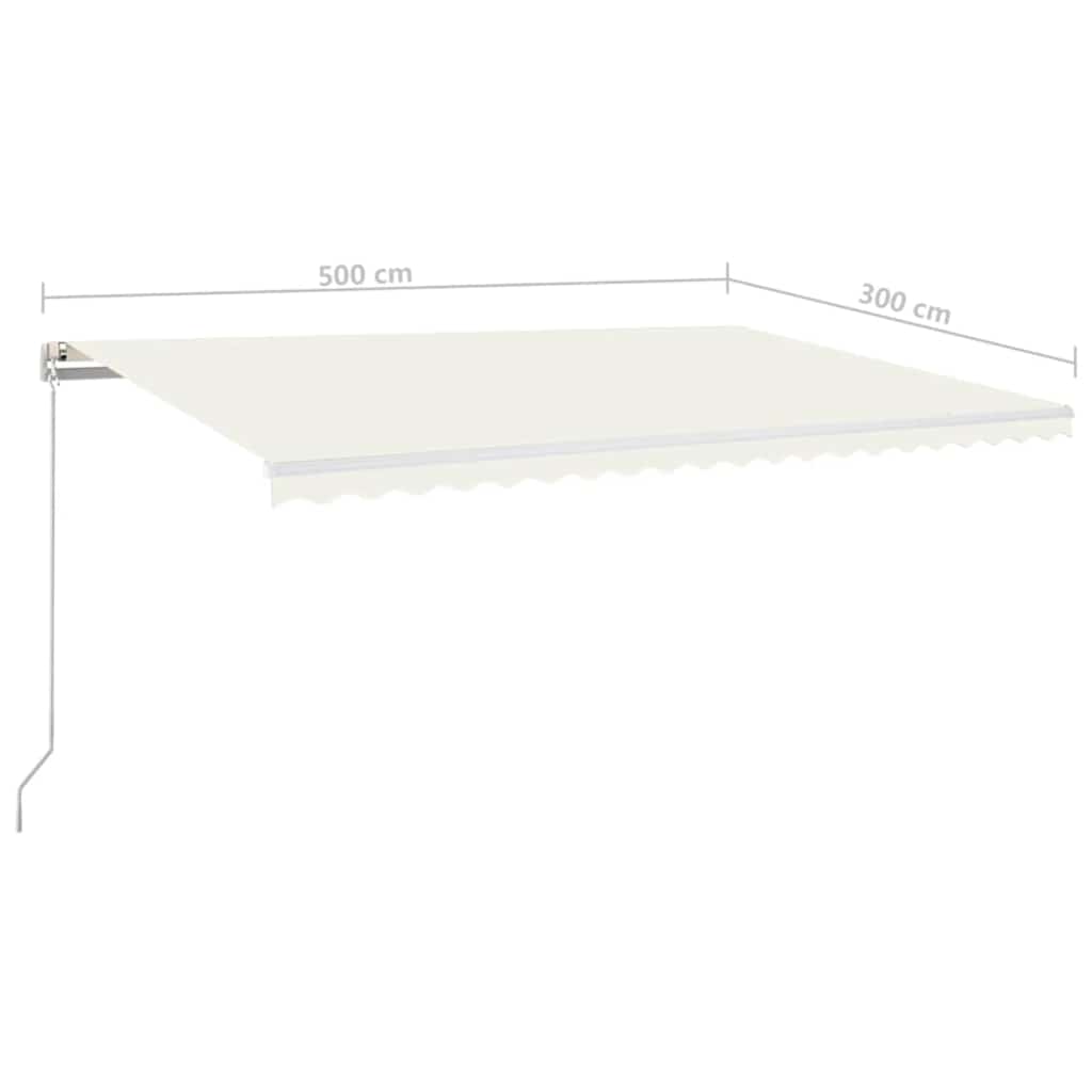 Retractable Awning | Cream, White