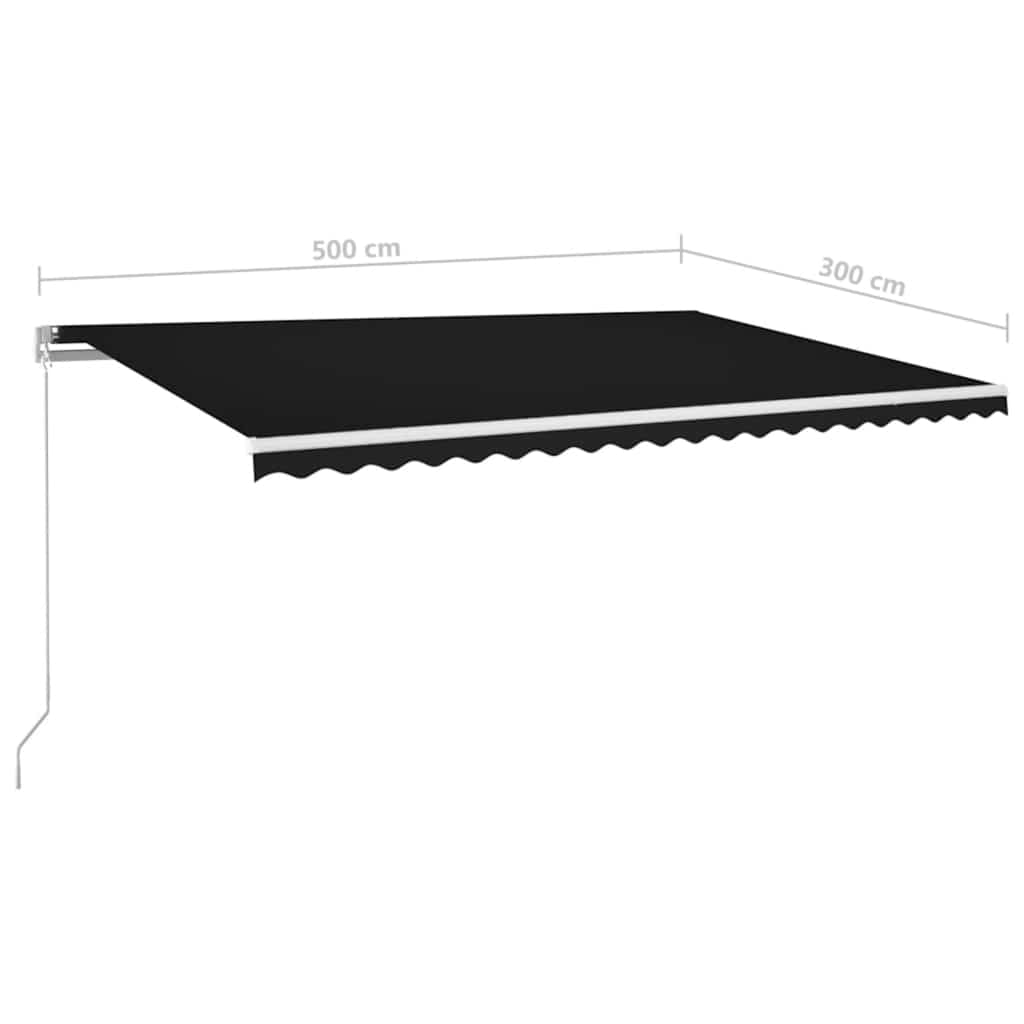 Retractable Awning | Anthracite