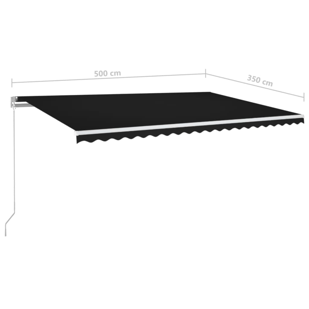 Retractable Awning | Anthracite