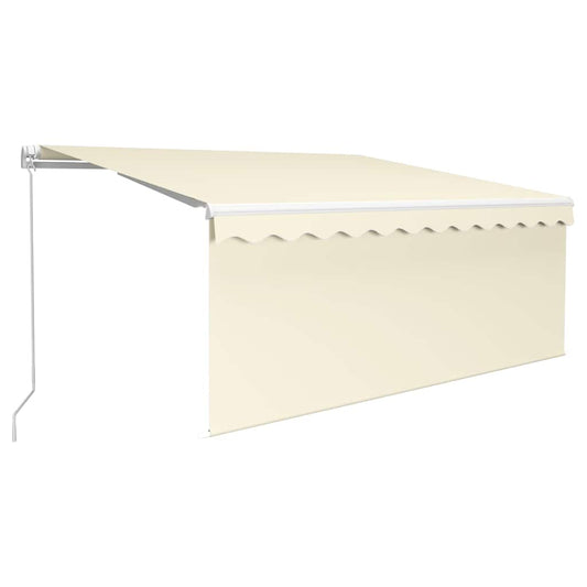 Manual Awning 3 x 2.5 m Cream 100% Polyester