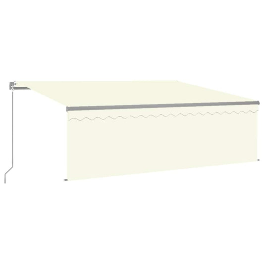 Manual Awning 4 x 3 m Cream 100% Polyester