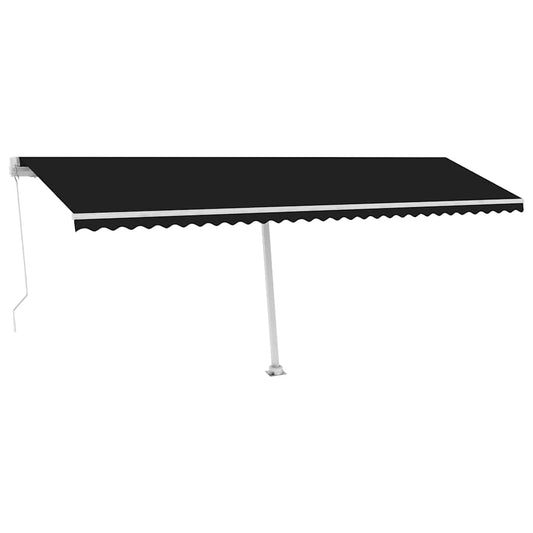 Manual Awning 6 x 3.5 m Anthracite 100% Polyester