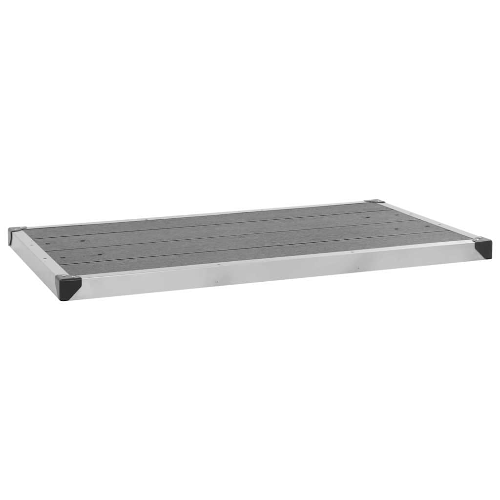 Garden Shower | Grey | Aluminium | Large | Durable | Outdoor Shower