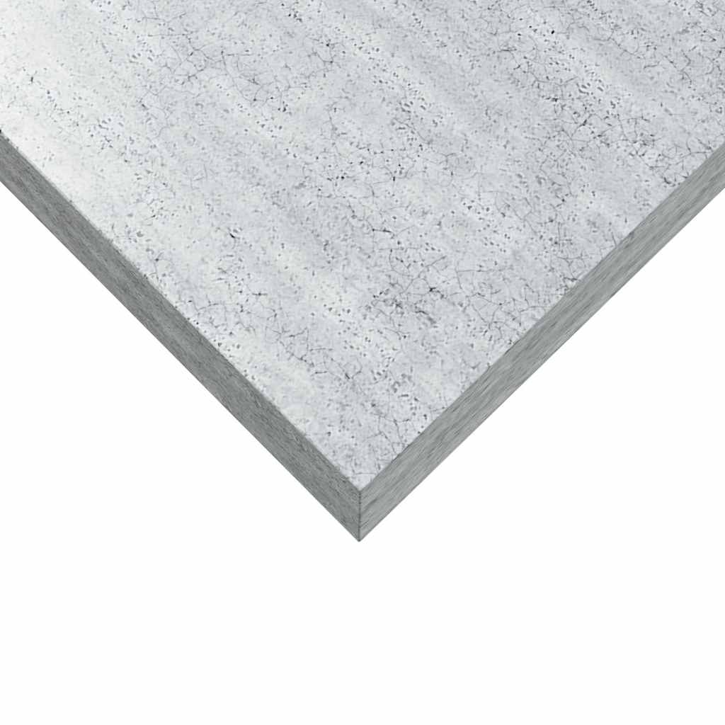 Floating Wall Shelf Concrete Gray 47.2"x9.3"x1.5" MDF