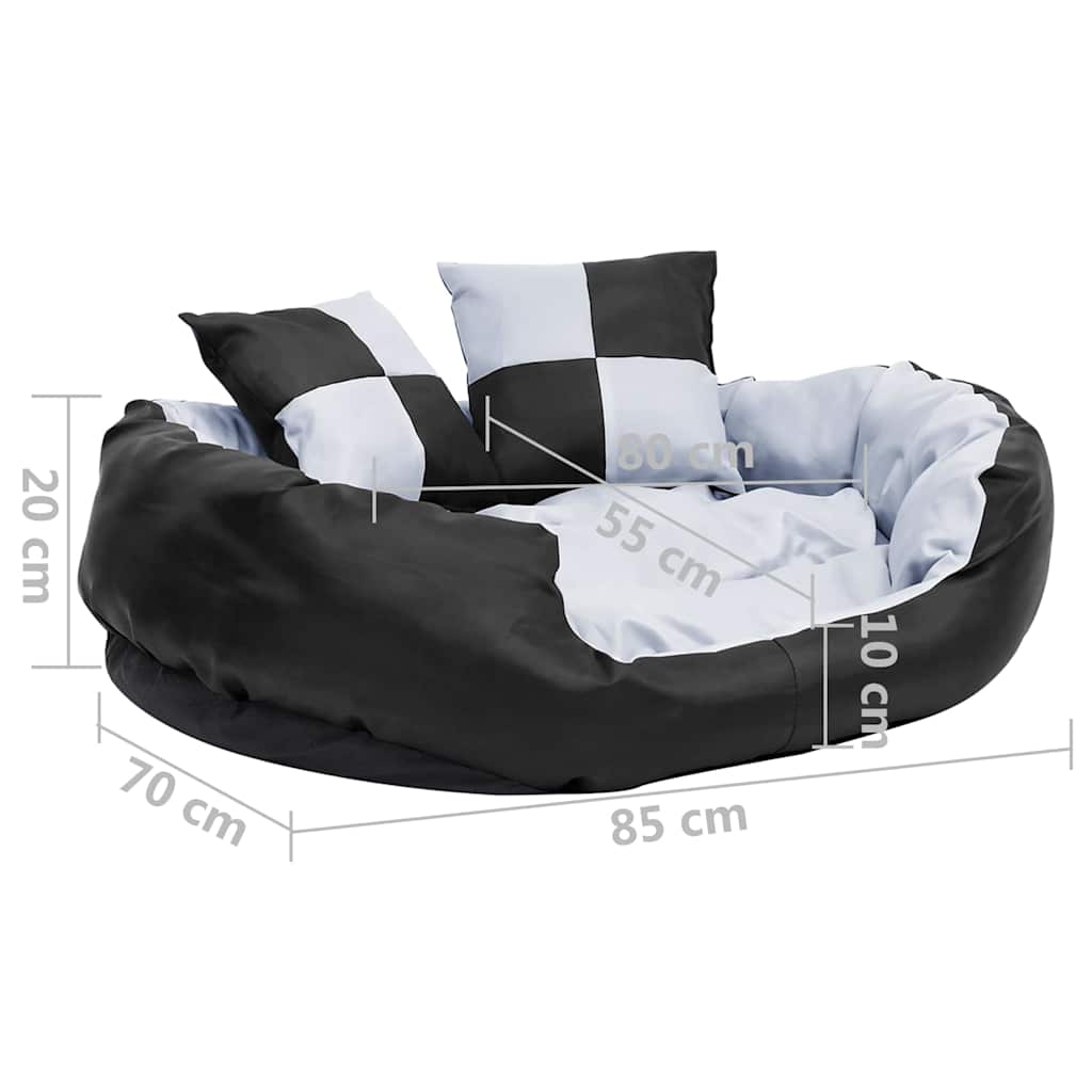 Dog Cushion | Grey and Black | 420D oxford fabric with PU coating